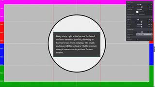 Screenshot of in-browser editor